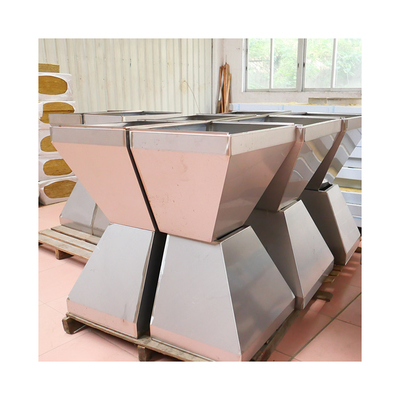 el laser de 8m m que corta piezas de doblez del metal del CNC reviste la fabricación de chapa con cobre de aluminio