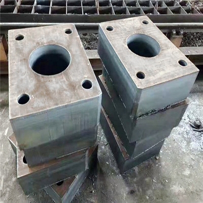 Los servicios de encargo de la fabricación de metal del CNC de la antorcha cubren con cinc el corte de llama plateado de la hoja de acero