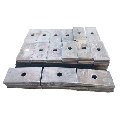 Los servicios de encargo de la fabricación de metal del CNC de la antorcha cubren con cinc el corte de llama plateado de la hoja de acero
