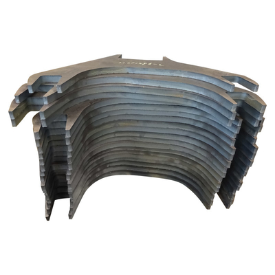 Placa de acero gruesa de carbono del GB Astm del metal de encargo que corta la llama automática del CNC