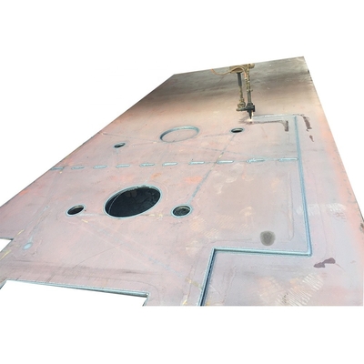 Acero grueso plateado de metal resistente del corte de llama del CNC del acero de aleación 300m m Q355B