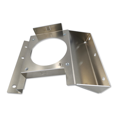 Chapa de aluminio del corte del laser del CNC de la precisión 6m m que sella el doblez