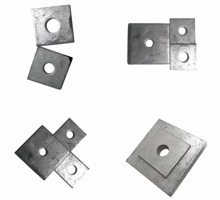 las piezas integradas de acero inoxidables de 18m m en soldadura concreta de la construcción cubren con cinc plateado