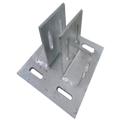 placa de acero de carbono de 10m m integrada en componentes concretos galvanizados del hormigón reforzado
