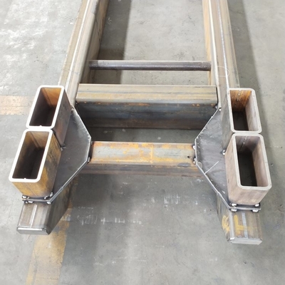 soldadura de encargo de la hoja resistente de 6000m m y estructura de acero laminada en caliente de la fabricación de metal