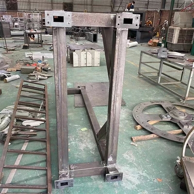 Componentes de acero estructurales grandes de encargo del marco de edificio de la soldadura al acero de Q355B 650m m