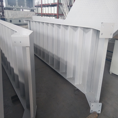 marco soldado con autógena fabricación resistente de encargo de perforación de la estructura de acero de la soldadura al acero de 1650m m