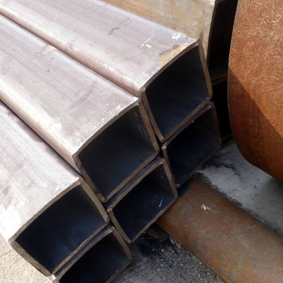 tubo rectangular de acero suave del tubo Q345 de 200m m de la sección de acero rectangular negra del hueco