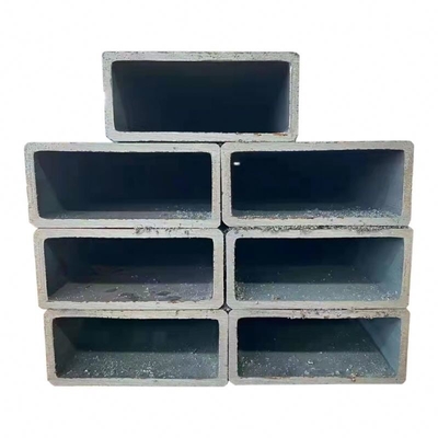 tubo rectangular de acero suave del tubo Q345 de 200m m de la sección de acero rectangular negra del hueco