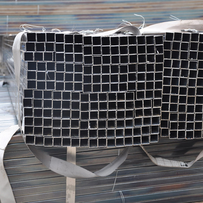 El cuadrado 40m m Q195 galvanizó el tubo de acero rectangular de la tubería de acero suave para los materiales de construcción