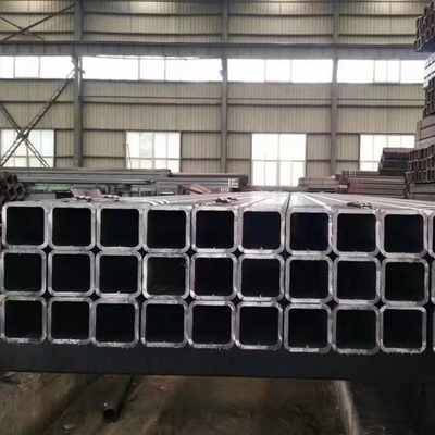 la tubería de acero rectangular galvanizada 3m m S235JR soldó con autógena el tubo cuadrado en frío