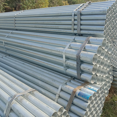 la inmersión caliente de 16Mn Q215 galvanizó el tubo de acero redondo del SOLDADO ENROLLADO EN EL EJÉRCITO 100m m de la tubería de acero para la construcción